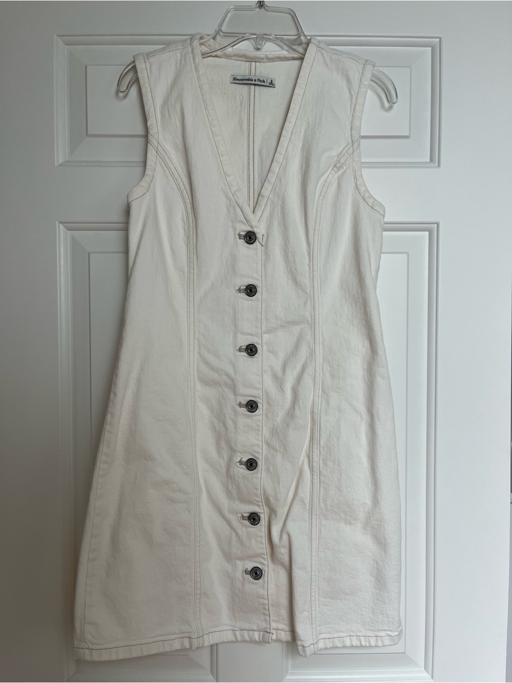 Abercrombie White Denim Dress